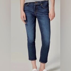 Ann Taylor Loft Jeans, Skinny Crop, Sz. 6/28, Mild Distressed Look